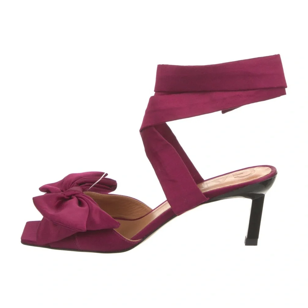 GANNI Bow Wrap Sandals - Picture 7 of 7